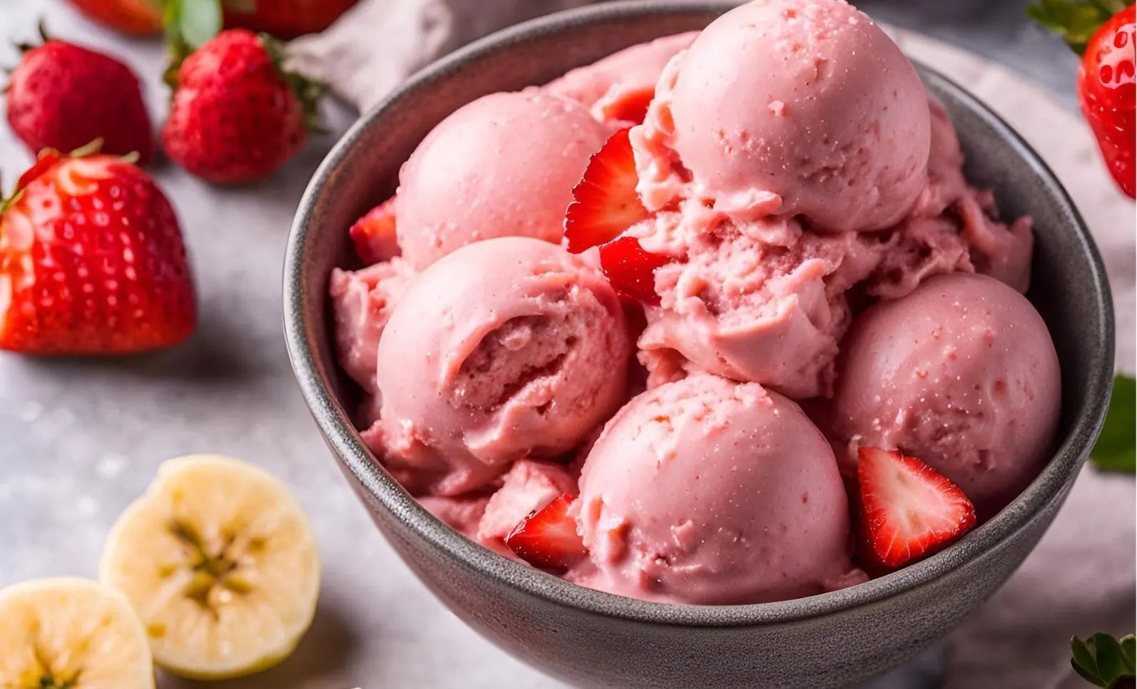 Glace Banane-Fraise : recette d'un dessert délicieux et rafraîchissant
