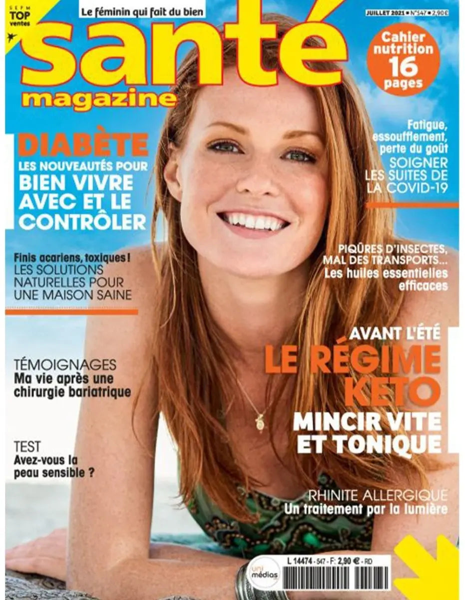 Notre fondatrice, Shirley Billot, dans SANTE MAGAZINE