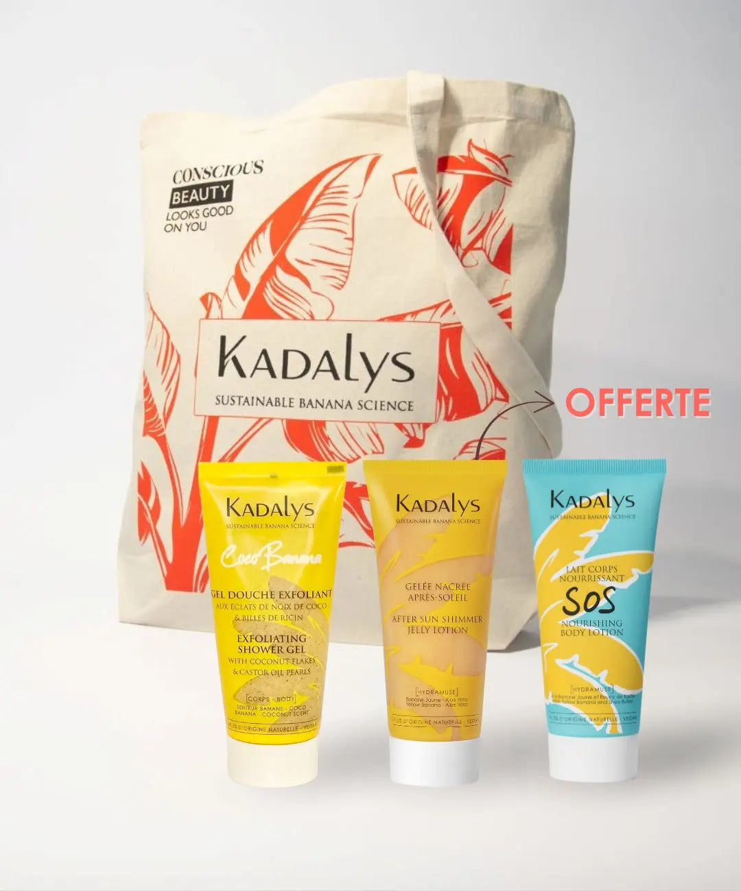 Coffret Banana Summer - Le Trio Soins Corps KADALYS