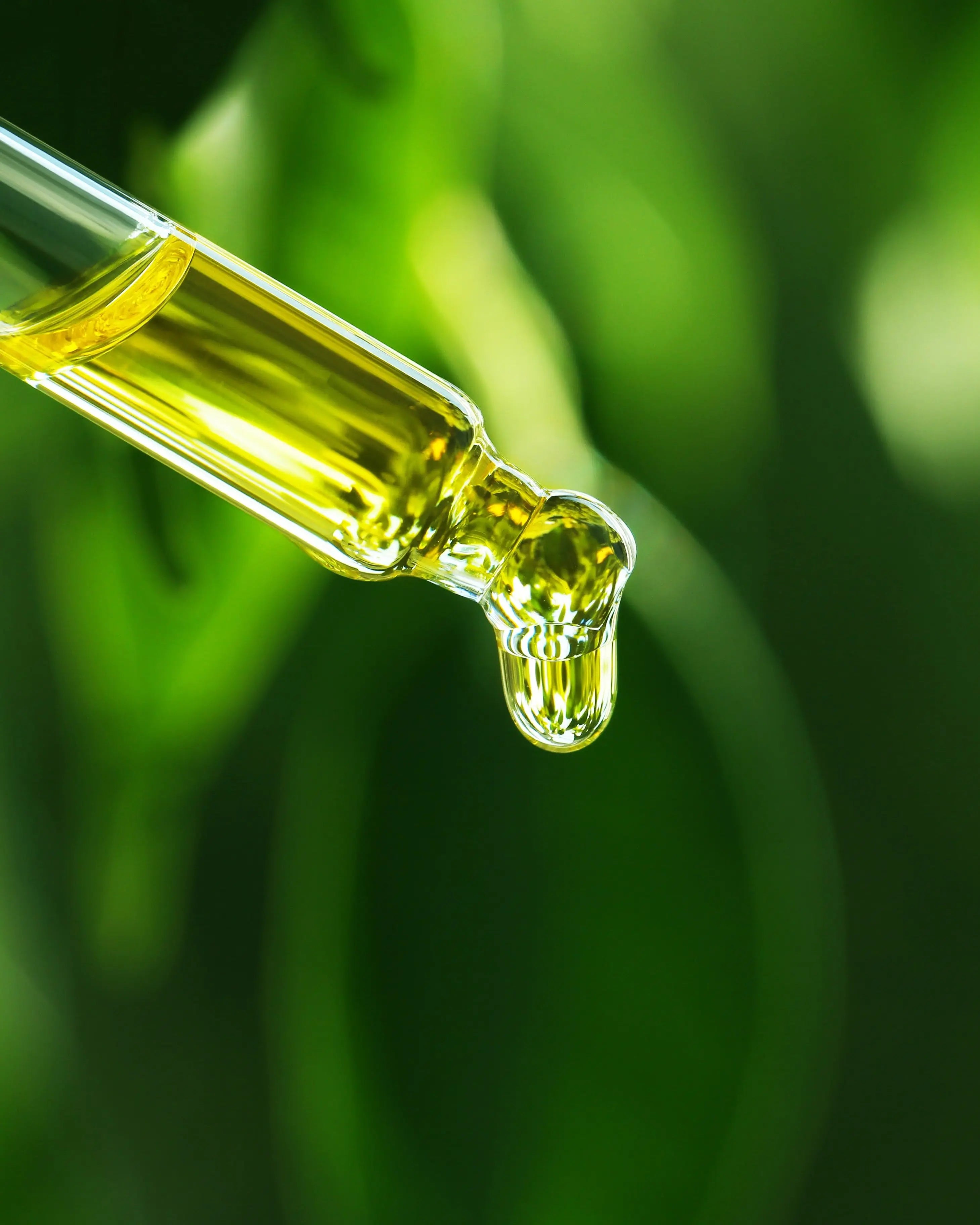 Goutte d’huile végétale naturelle utilisée dans les soins bio Kadalys