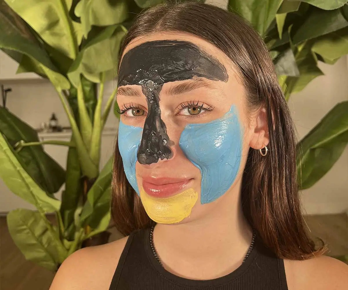 Multi-masking, le soin visage tendance qui traite tous les besoins de la peau Image