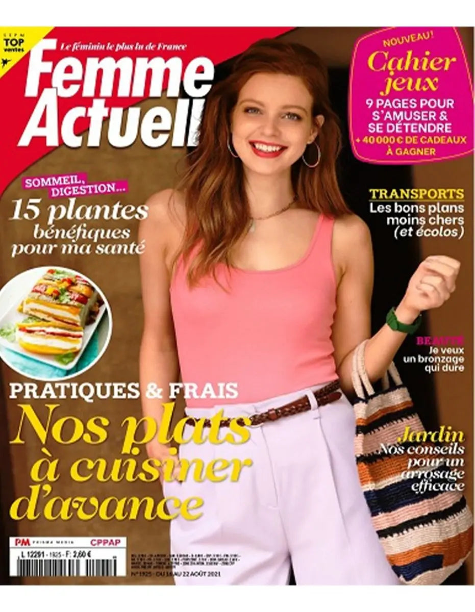 Notre Lait Corps Nourrissant SOS dans FEMME ACTUELLE Image