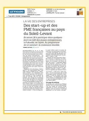 Shirley Billot, au G20 des jeunes entrepreneurs – Le Figaro Image