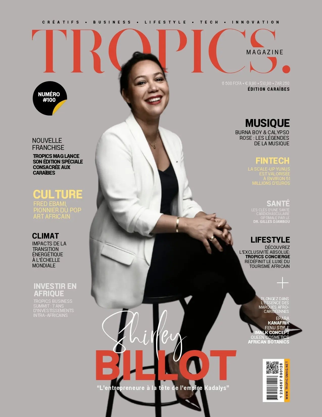 Shirley Billot dans Tropics Magazine - MAI 2024 Image