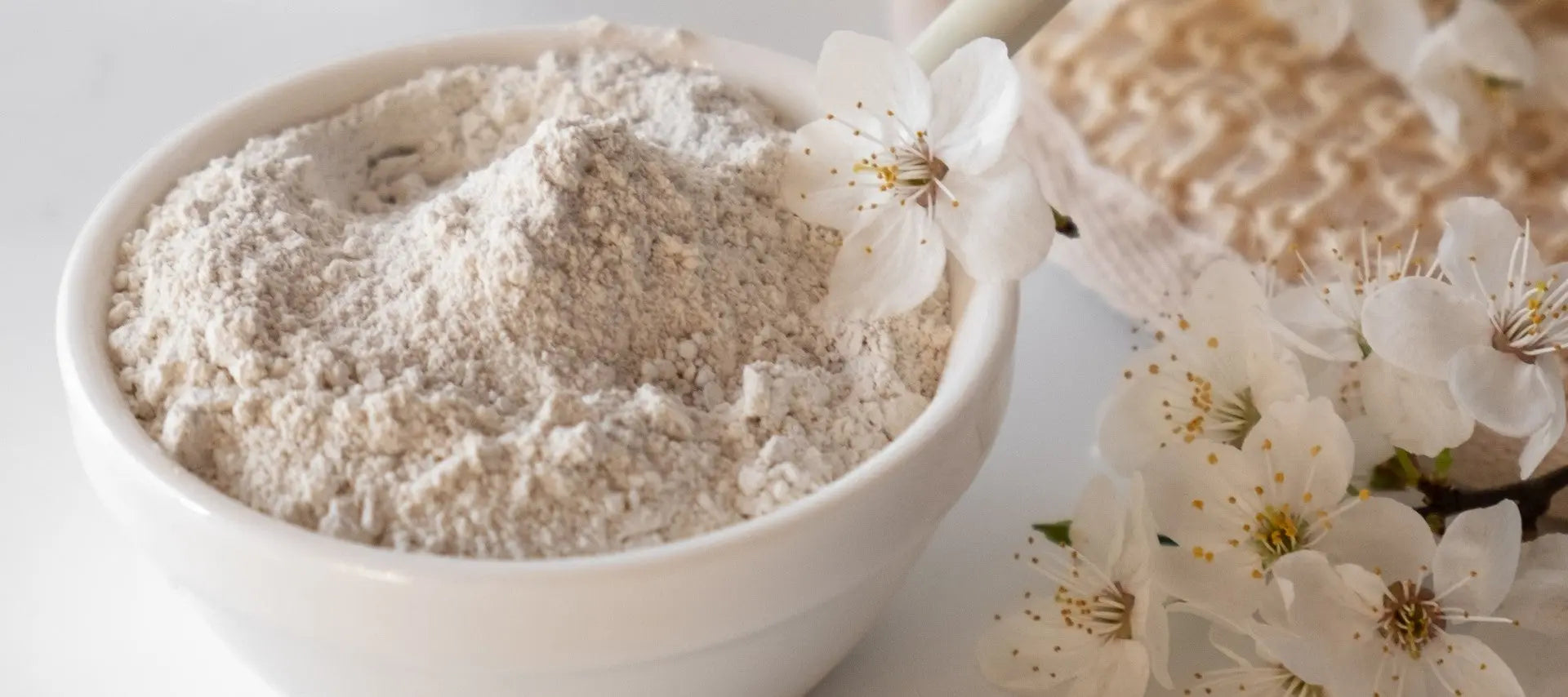 Zoom sur l'Argile Blanche Kaolin Image