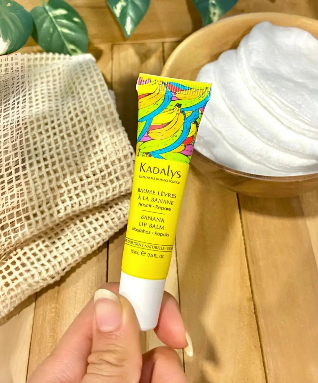 Baume Lèvres à la Banane 15ML - NOURRIT & PROTÈGE Kadalys