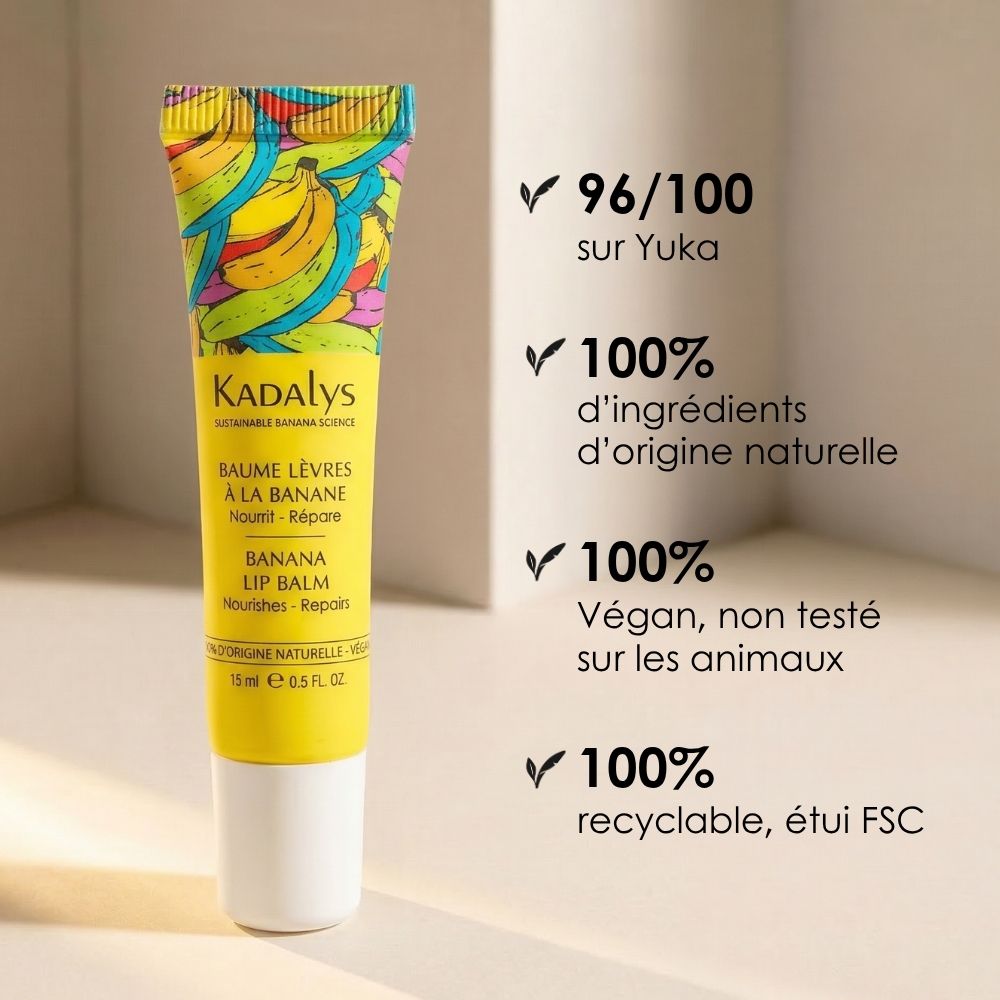 Banana Lip Balm 15ML - NOURISHES & REPAIRS