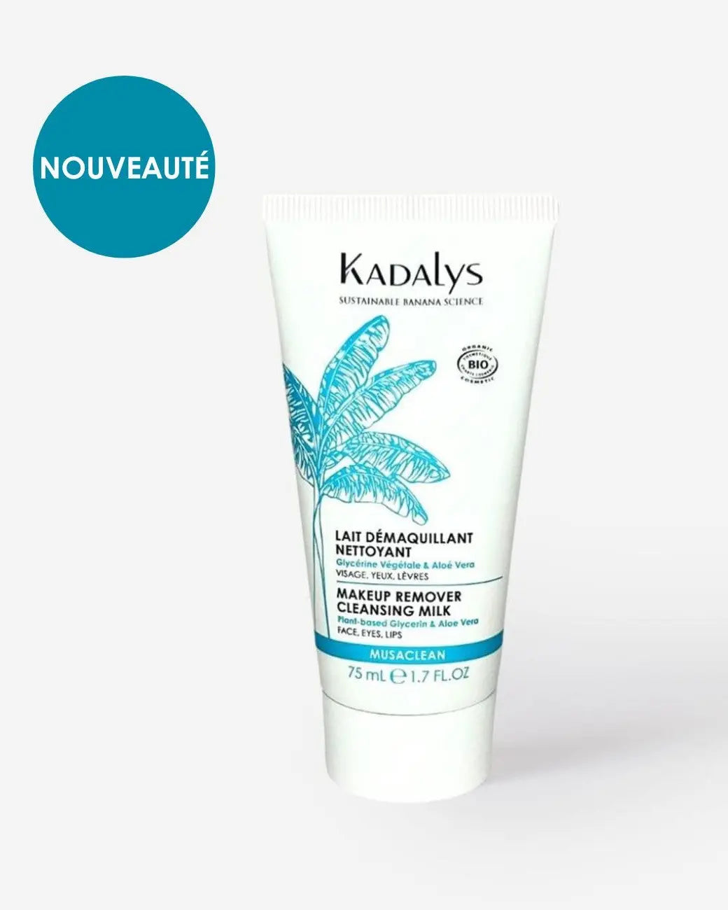 Lait Démaquillant Nettoyant 75ML – NETTOIE & DÉMAQUILLE KADALYS