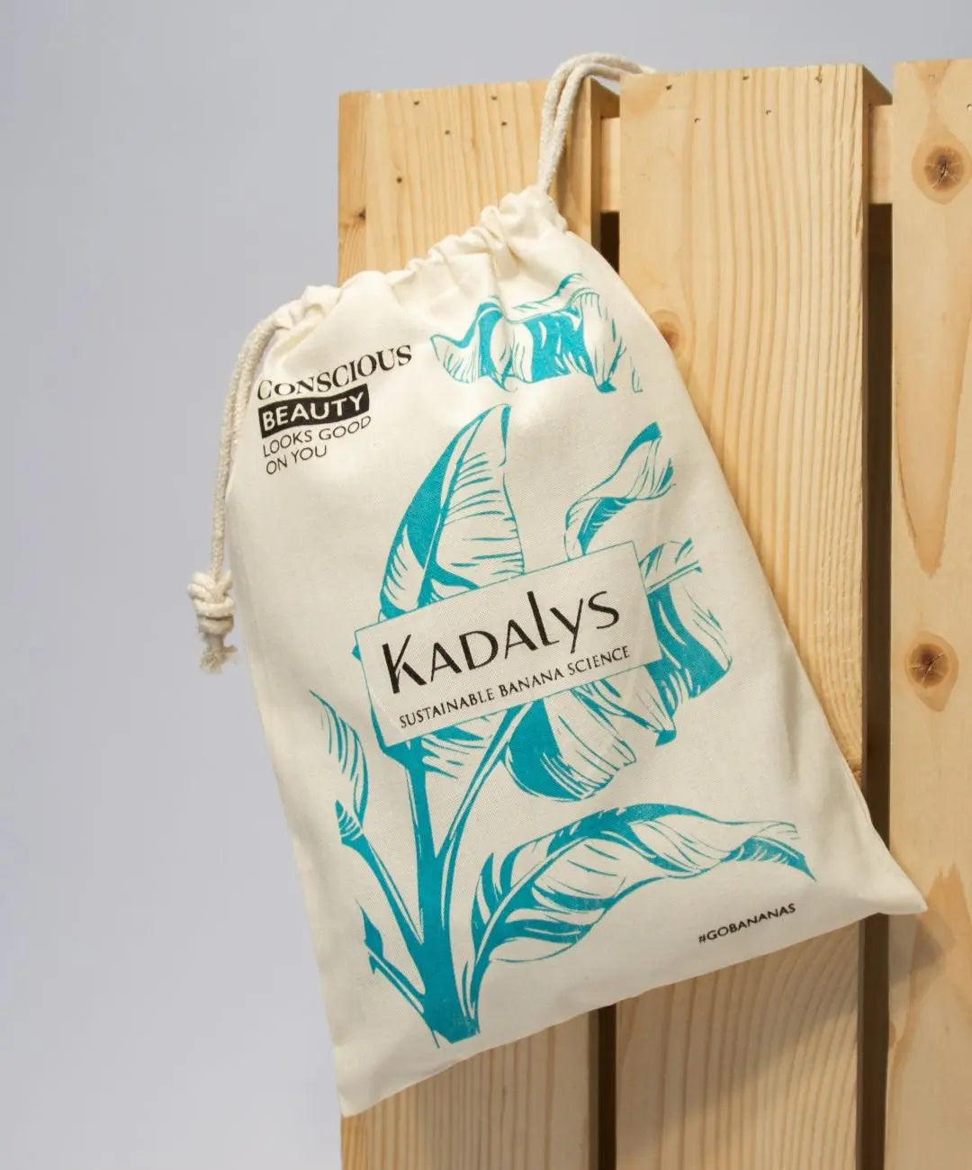 Pochon 100% Coton Oeko-Tex - Bleu KADALYS