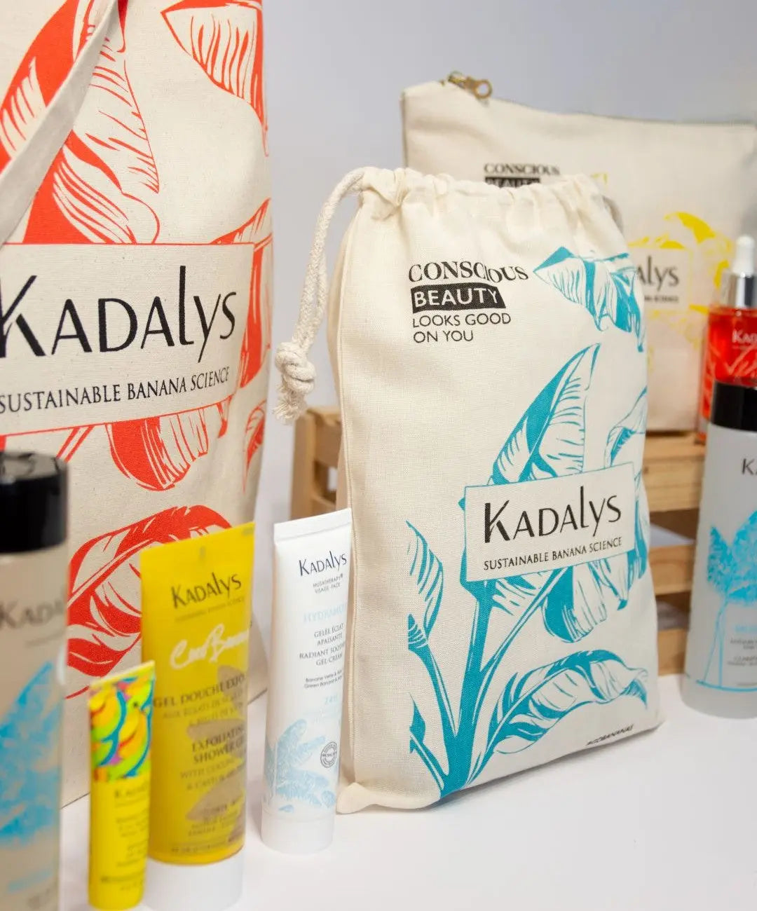 Tote Bag 100% Coton Oeko-Tex - Rose KADALYS