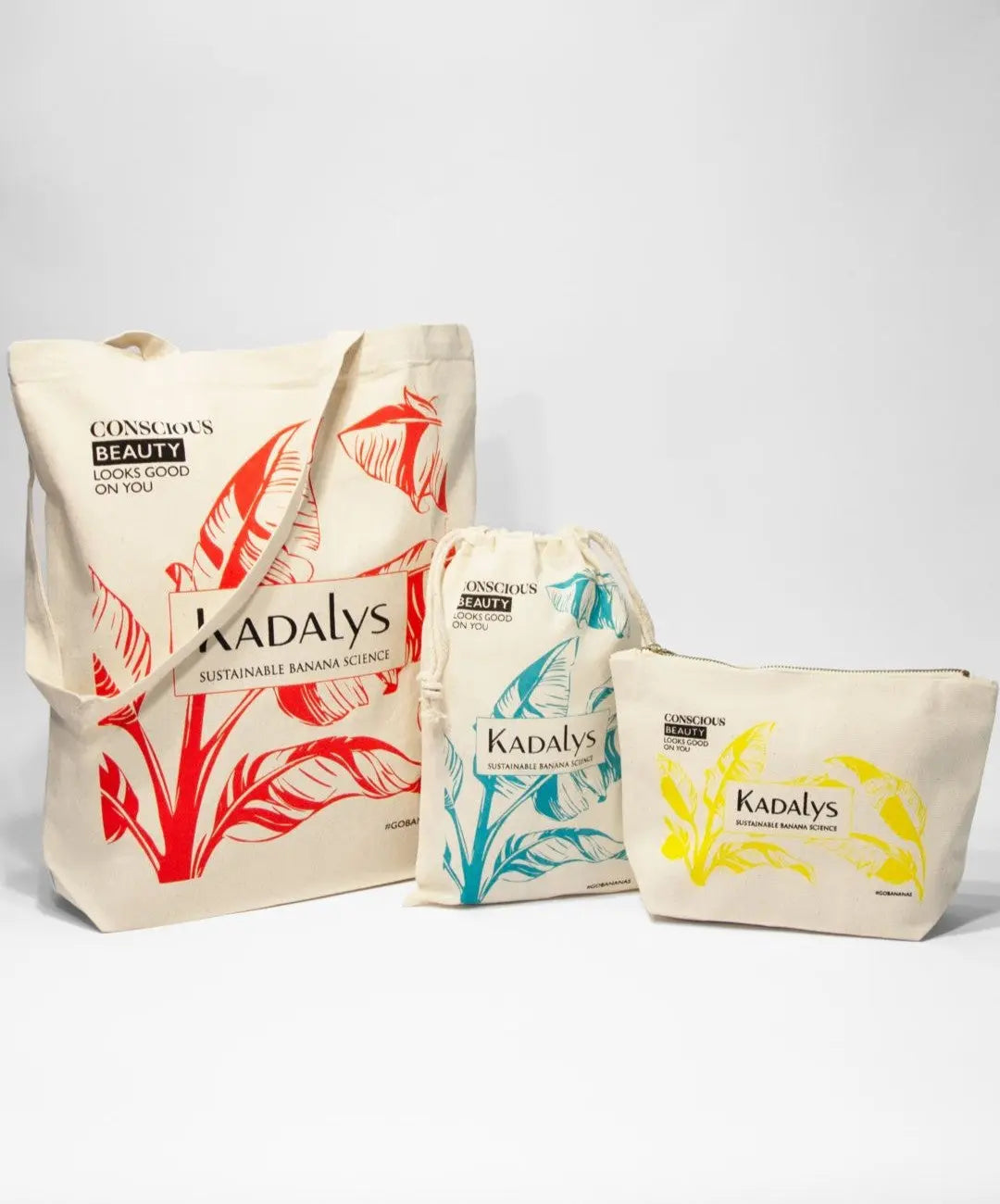 Tote Bag 100% Coton Oeko-Tex - Rose KADALYS