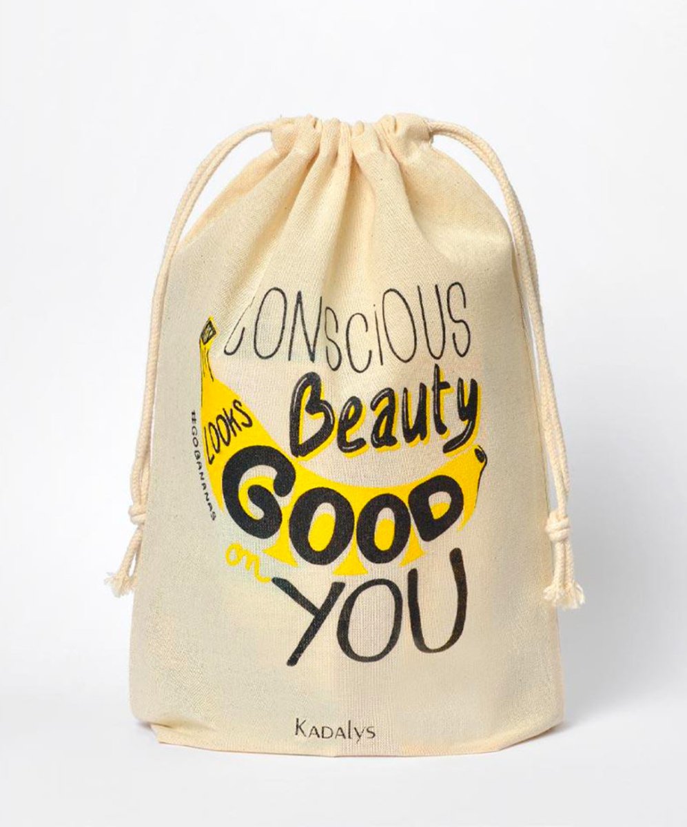 Pochon « Conscious Beauty looks Gorgeous on You » - KADALYS - Accessoire