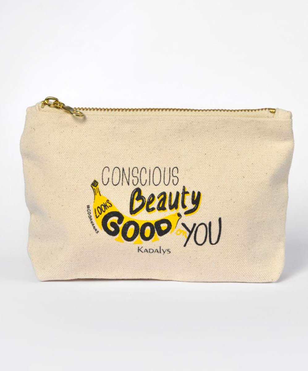 Trousse « Conscious Beauty looks Gorgeous on You » - KADALYS - Accessoire